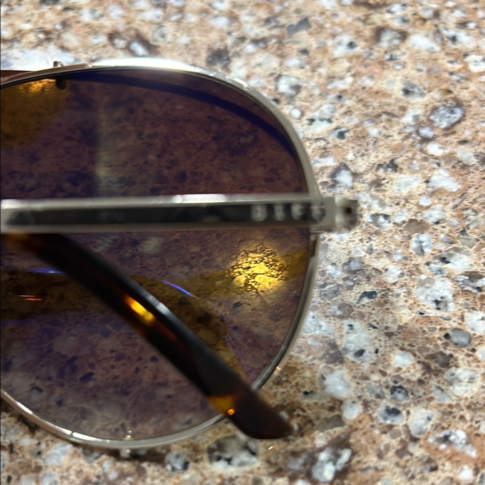 Diff Gold Aviator Sunglasses View 3